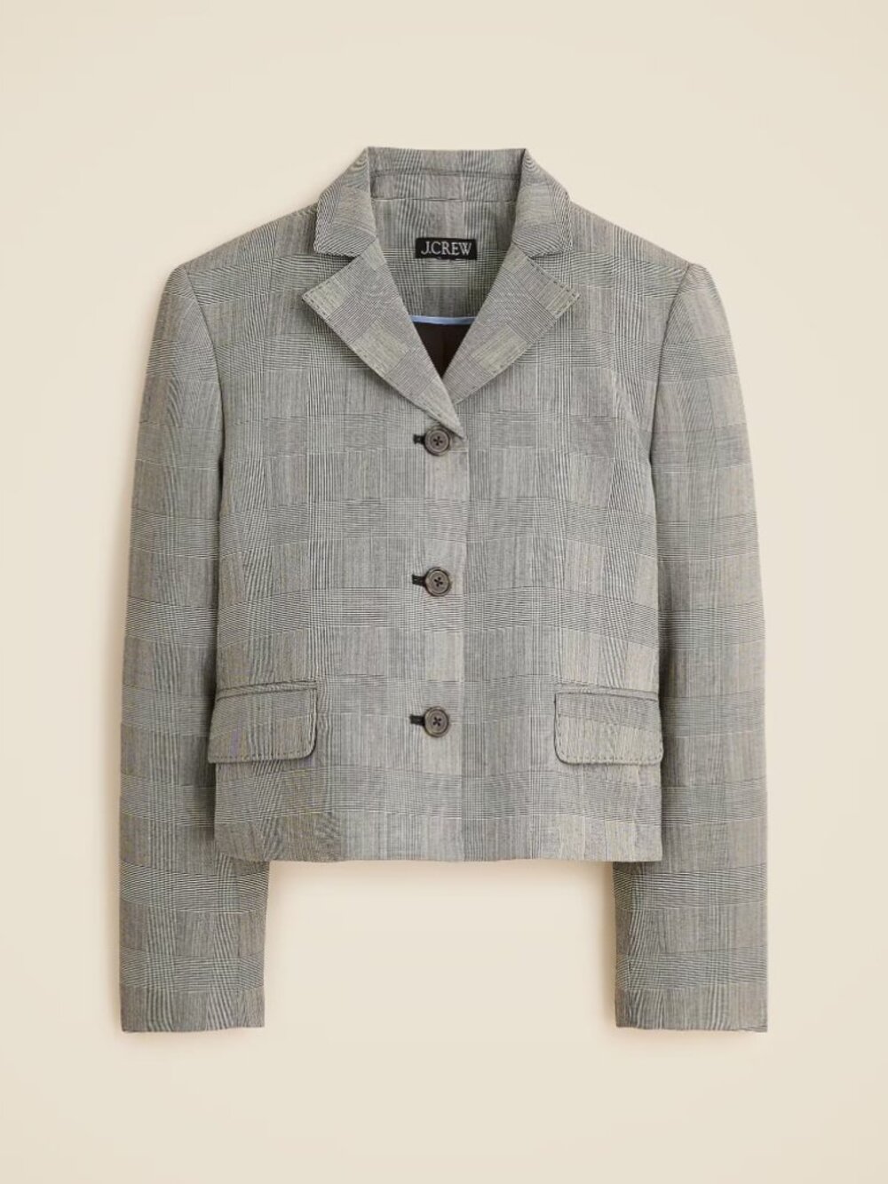 J.Crew NWT s. 18 lady blazer in plaid Italian gauzy wool blend